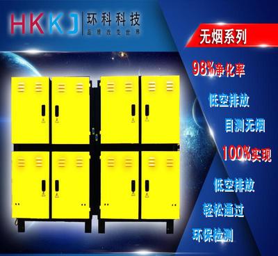 低空直排新标杆 32000风量高端静电式油烟净化系统